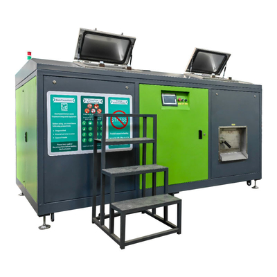 500KG / 24H ครัวอัตโนมัติ Composter Catering Sector เครื่องรีไซเคิลขยะอินทรีย์