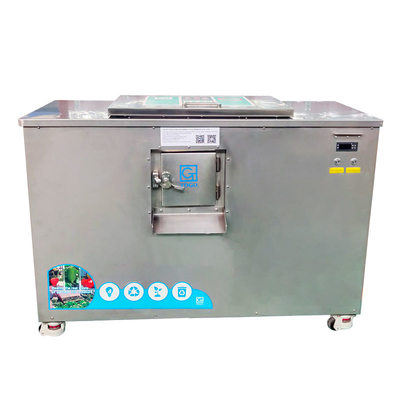 เครื่องย่อยสลายขยะไฟฟ้า 50KG / D เครื่องย่อยสลายขยะชีวภาพในครัว