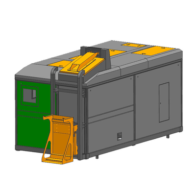 เครื่องกำจัดขยะอินทรีย์ในครัว 220V 3000 Kg