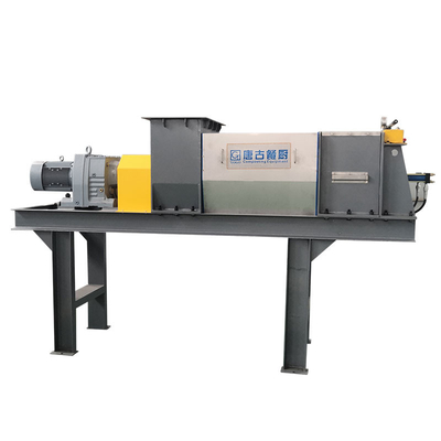 Screw Extrusion Commercial Dehydration Machine เศษอาหารจากครัว Screw Press Dewatering