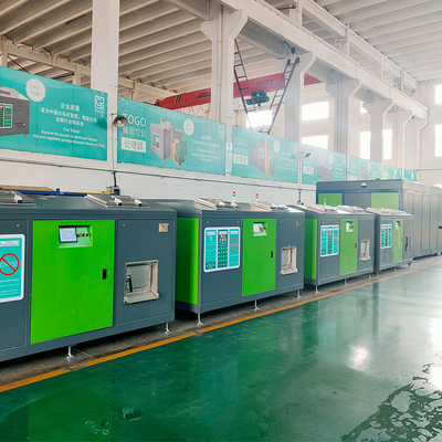 เครื่องหมักขยะอินทรีย์อัตโนมัติเครื่องรีไซเคิลขยะอาหารในครัว 500KG / วัน