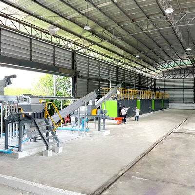 พลังงานที่กําหนดเอง 24 ชั่วโมง วงจรการประมวลผล ปฏิบัติการ PLC อัตโนมัติเต็ม ความจุขนาดใหญ่ ระบบคอมพอสต์ขยะอาหาร