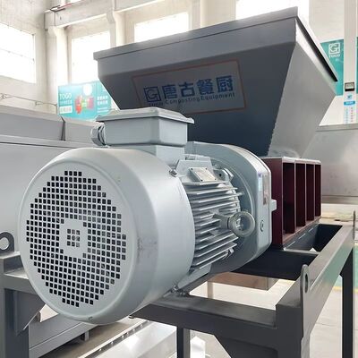 3000-10000KG/D ความจุในการประมวลผล เครื่องบดขยะอาหารที่มีมอเตอร์ป้องกันความอ้วนและความปลอดภัยที่มีประสิทธิภาพสูง